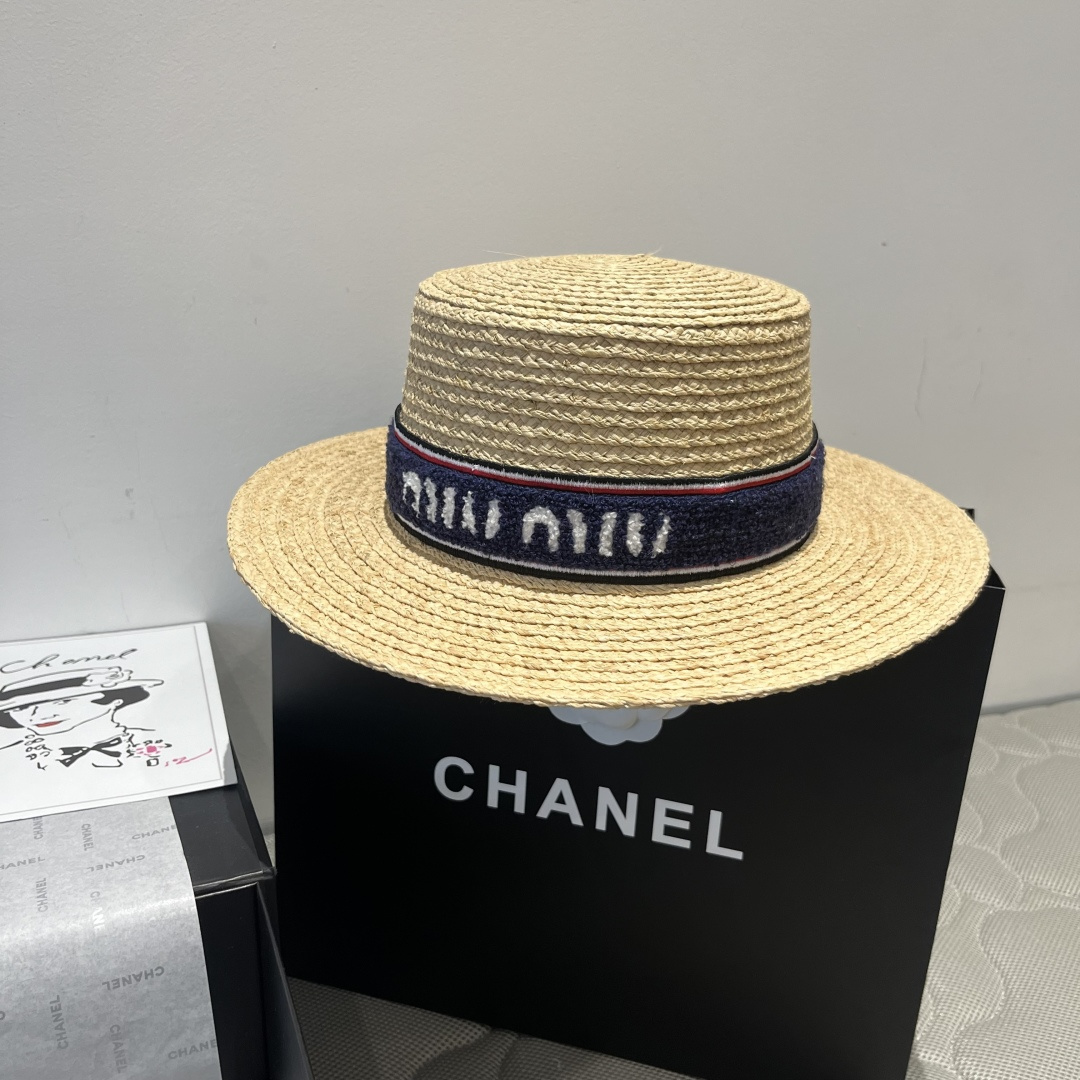 NO:343363,Miumiu Miu's new straw hat, new top hat, Rafi straw hat, one to one dozen version customization, head circumference of about 57cm hat straw hat fisherman hat baseball hat, hat, miumiu, espadrilles, hatsmiumiu缪缪新款草帽,新款平顶礼帽,拉菲草帽,一比一打版定制,头围57cm左右帽子草帽渔夫帽棒球帽,帽子,miumiu,espadrilles,hats,hat