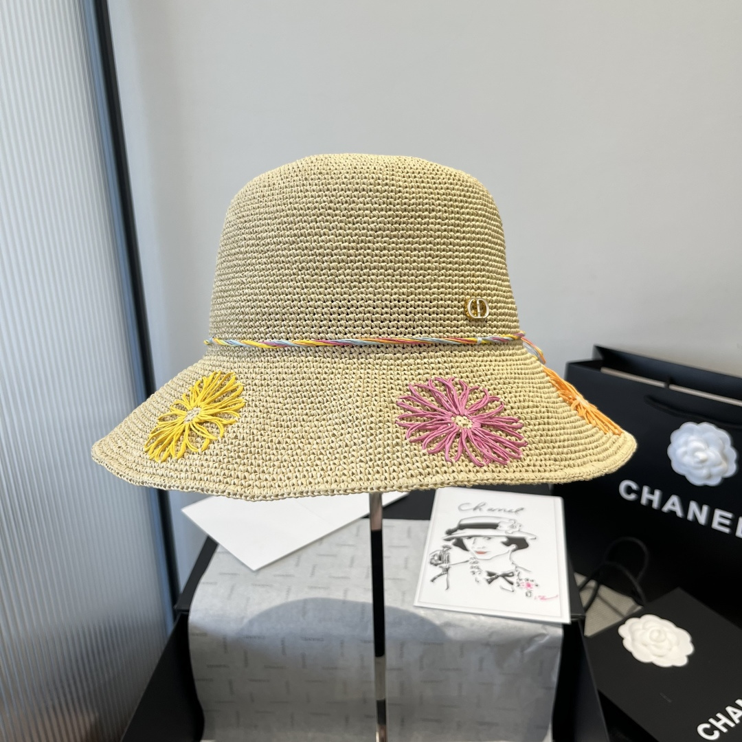 NO:511001,Dior new Rafi straw hat, pure handmade crochet sun hat, fresh and natural, head circumference 57cm hat, straw hat, fisherman hat, baseball hat, hat, dior, dior, espadrilles, hatsDior迪奥新款拉菲草帽,纯手工钩织遮阳帽,清新自然,头围57cm帽子草帽渔夫帽棒球帽,帽子,dior,dior,espadrilles,hats,hat