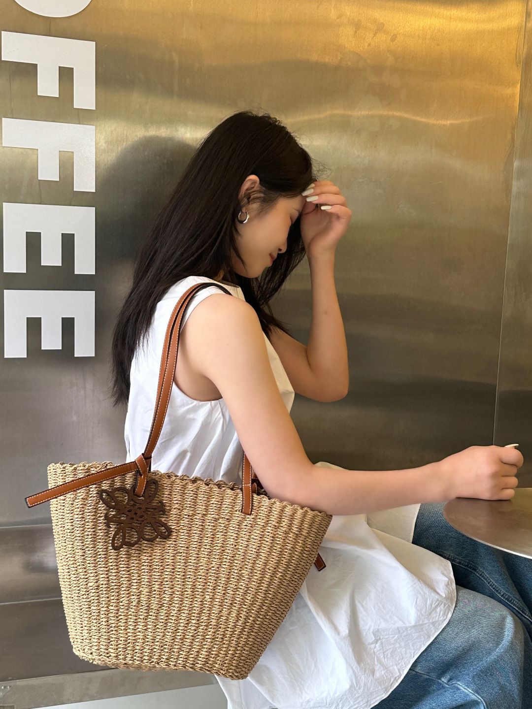 NO:343882,Luo Yiwei LOEWE straw weaving bag summer style straw weaving bag, beach style one-shoulder handbag, top width 55cm, bottom width 30cm, height 40cm hat straw hat fisherman hat baseball hat, hat, loewe, loewe, espadrilles, espadrilles, hats罗意威LOEWE草编包 夏日风情草编包,沙滩风单肩手提包,上宽55cm下宽30cm高40cm帽子草帽渔夫帽棒球帽,帽子,loewe,loewe,espadrilles,espadrilles,hats,hat