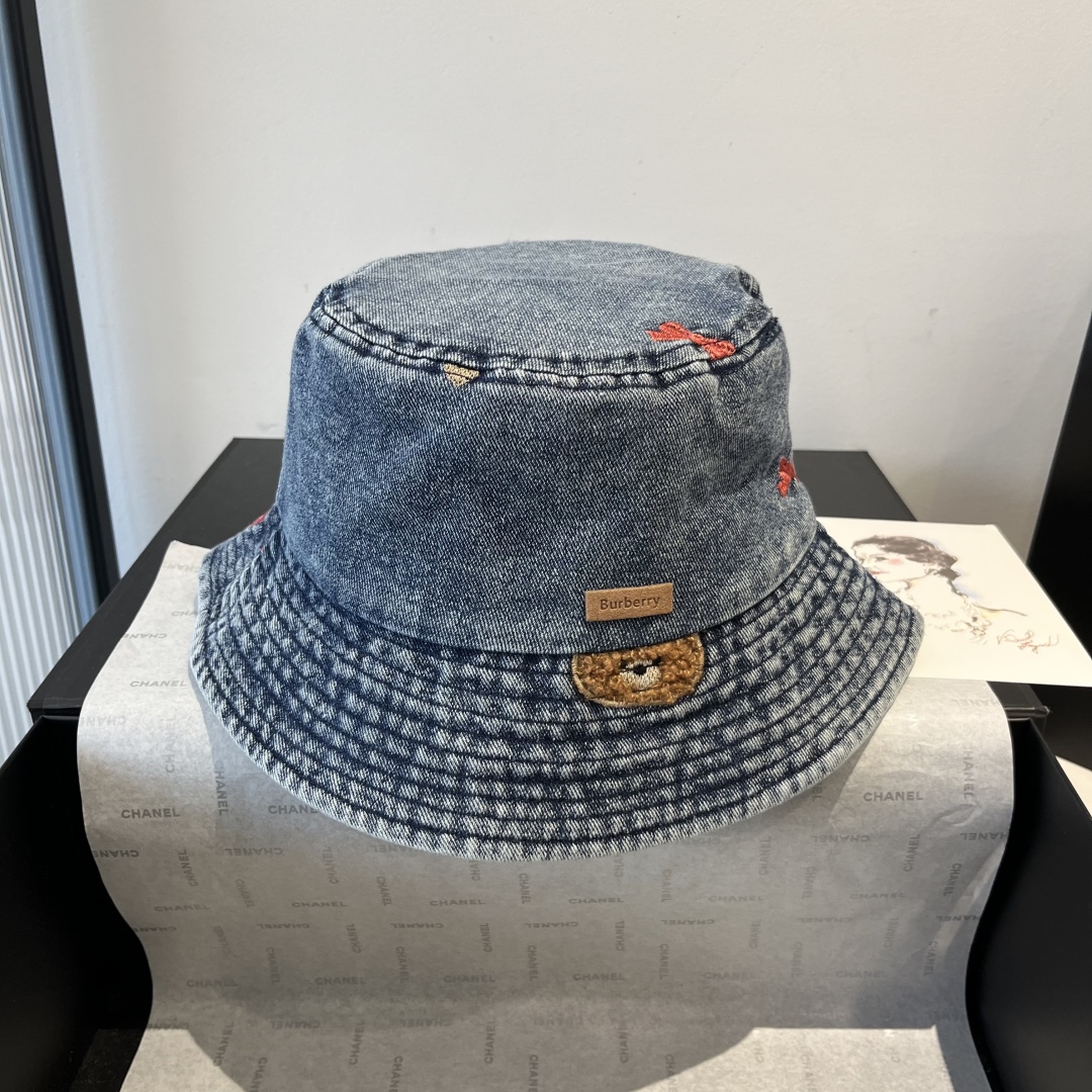 [Burberry Hats]Burberry new cowboy fisherman hat Head circumference 57cm