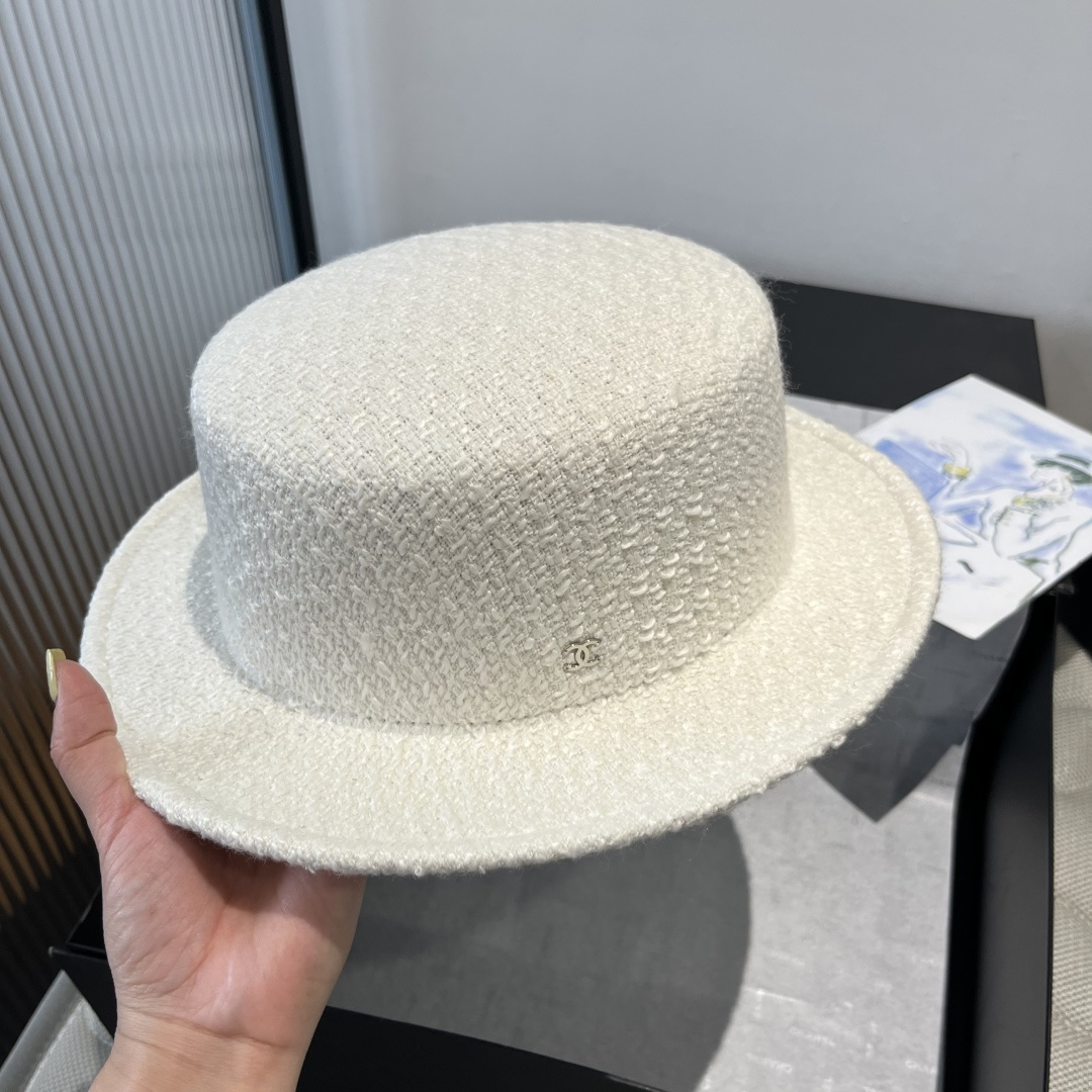 NO:359089,Chanel Chanel classic socialite top hat, head circumference 57cm hat, straw hat fisherman hat baseball hat, hat, chanel, chanel, espadrilles, hatsChanel香奈儿经典名媛风平顶礼帽,头围57cm帽子草帽渔夫帽棒球帽,帽子,chanel,chanel,espadrilles,hats,hat
