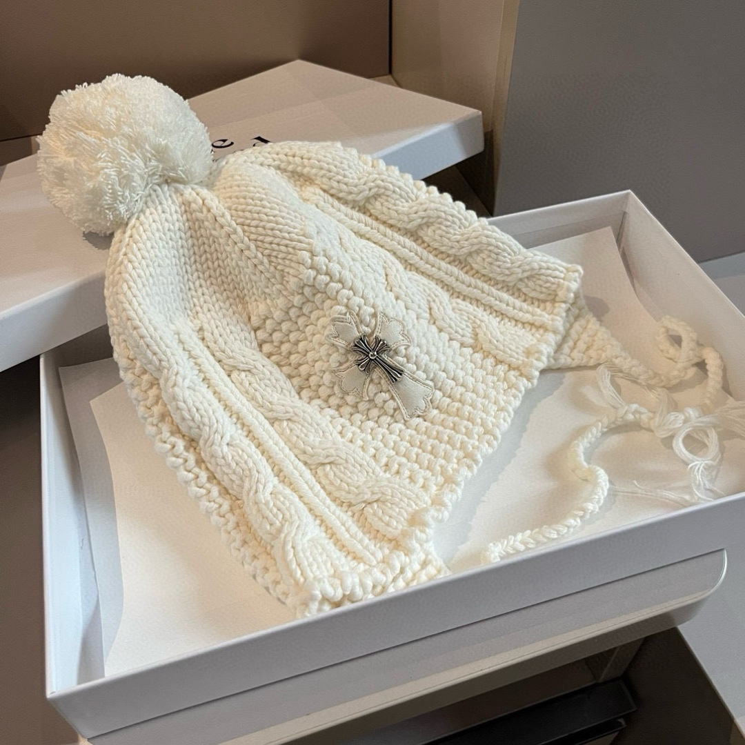 🆕

克罗心新款针织护耳帽，高级定制