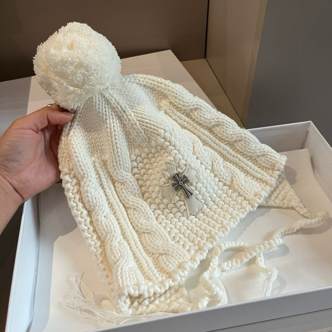 🆕

克罗心新款针织护耳帽，高级定制