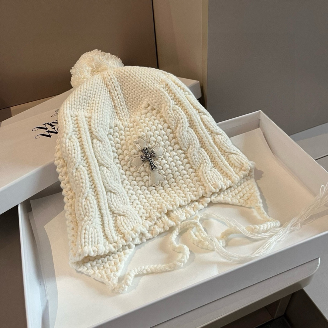 🆕

克罗心新款针织护耳帽，高级定制