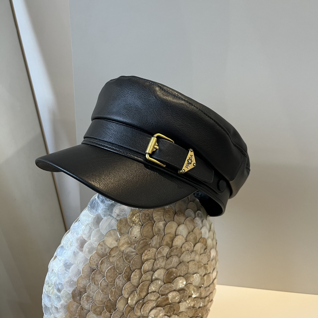 🆕

2025普拉达新款鸭舌画家帽，头围57cm