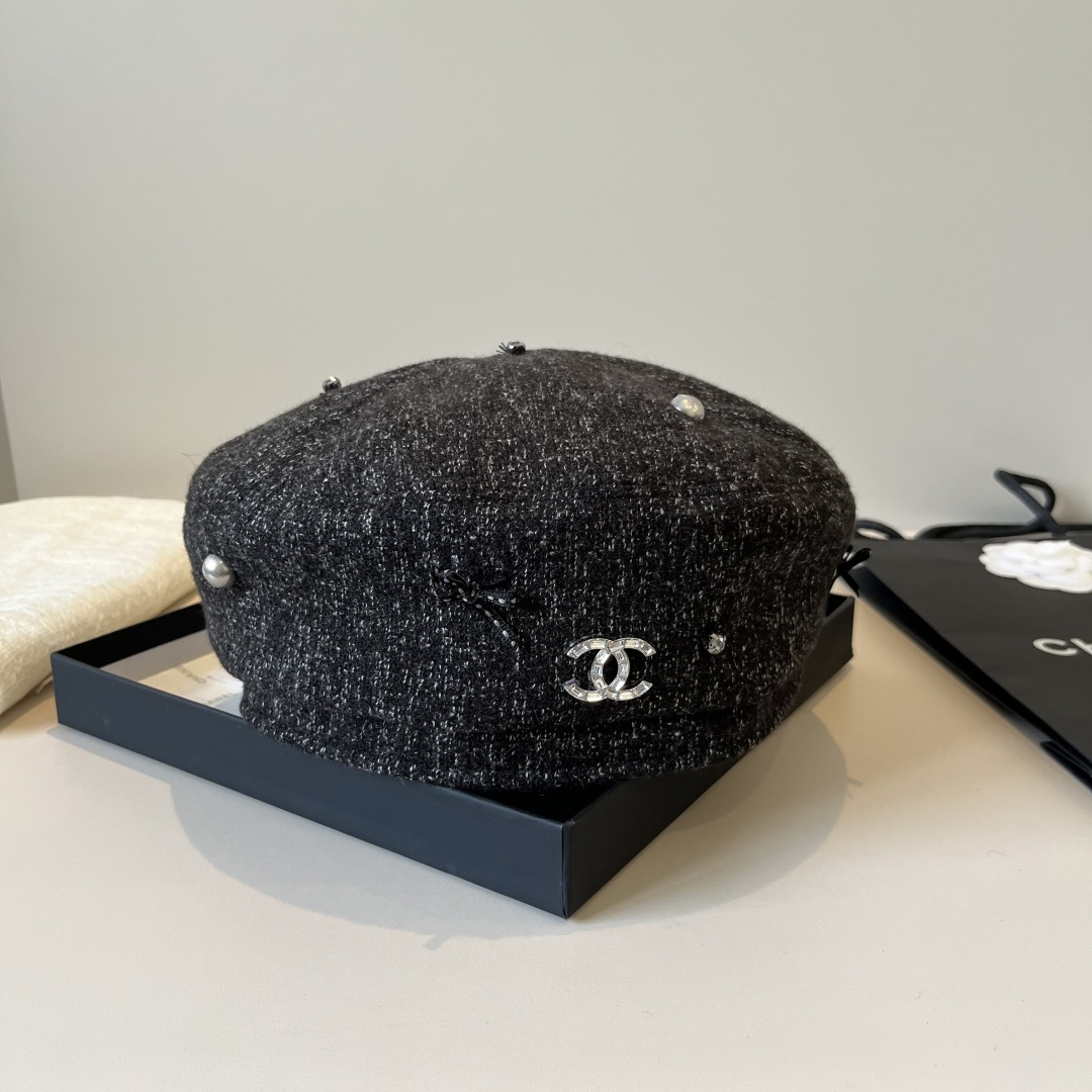 🆕

香奈儿新款贝雷帽，春夏款，头围57cm