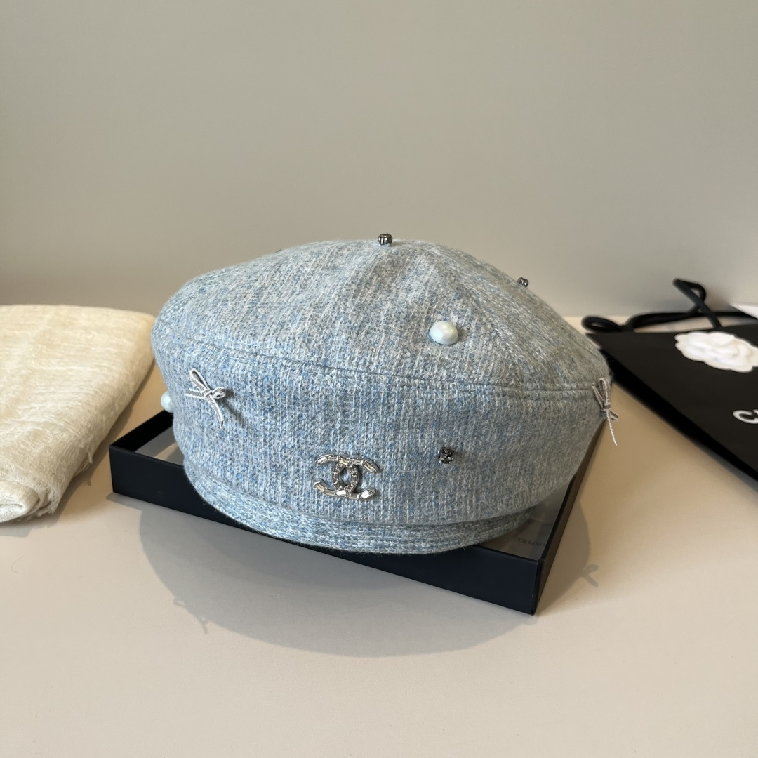 🆕

香奈儿新款贝雷帽，春夏款，头围57cm