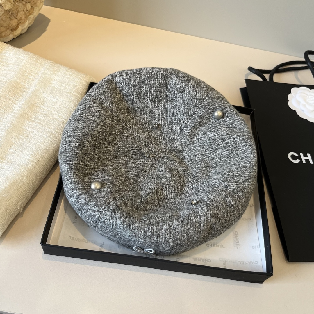 🆕

香奈儿新款贝雷帽，春夏款，头围57cm