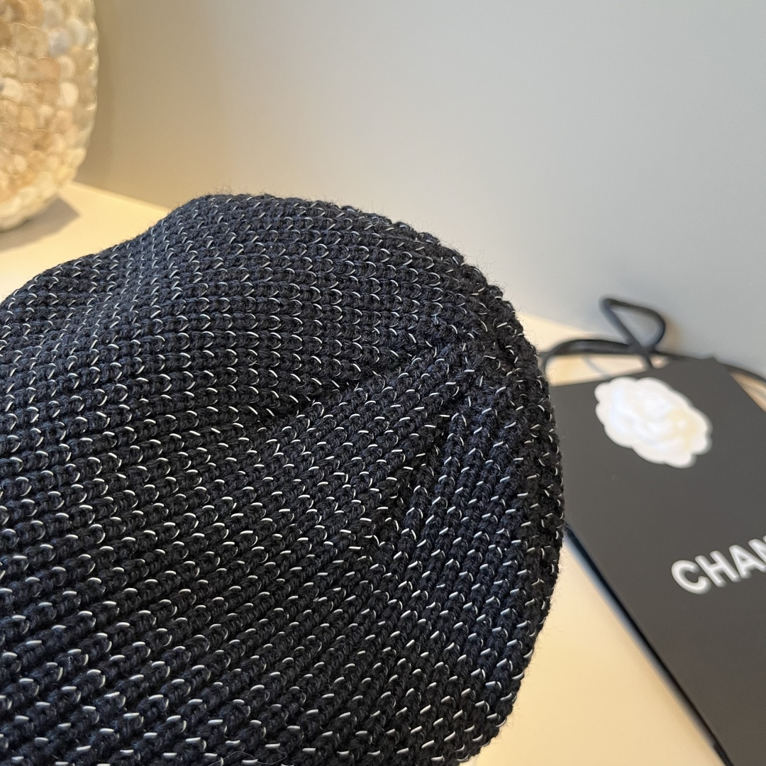 🆕

Chanel香奈儿新款针织渔夫帽，头围57cm
