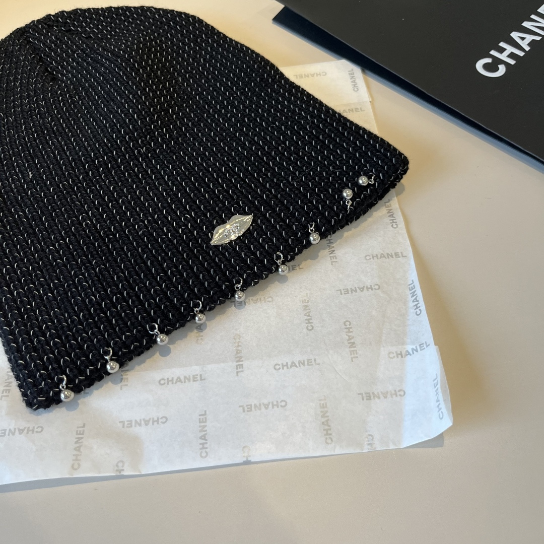 🆕

Chanel香奈儿新款针织渔夫帽，头围57cm