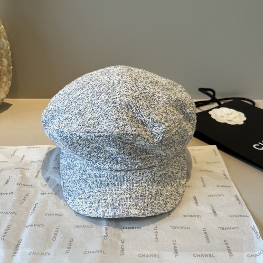 🆕

香奈儿新款鸭舌画家帽，头围57cm