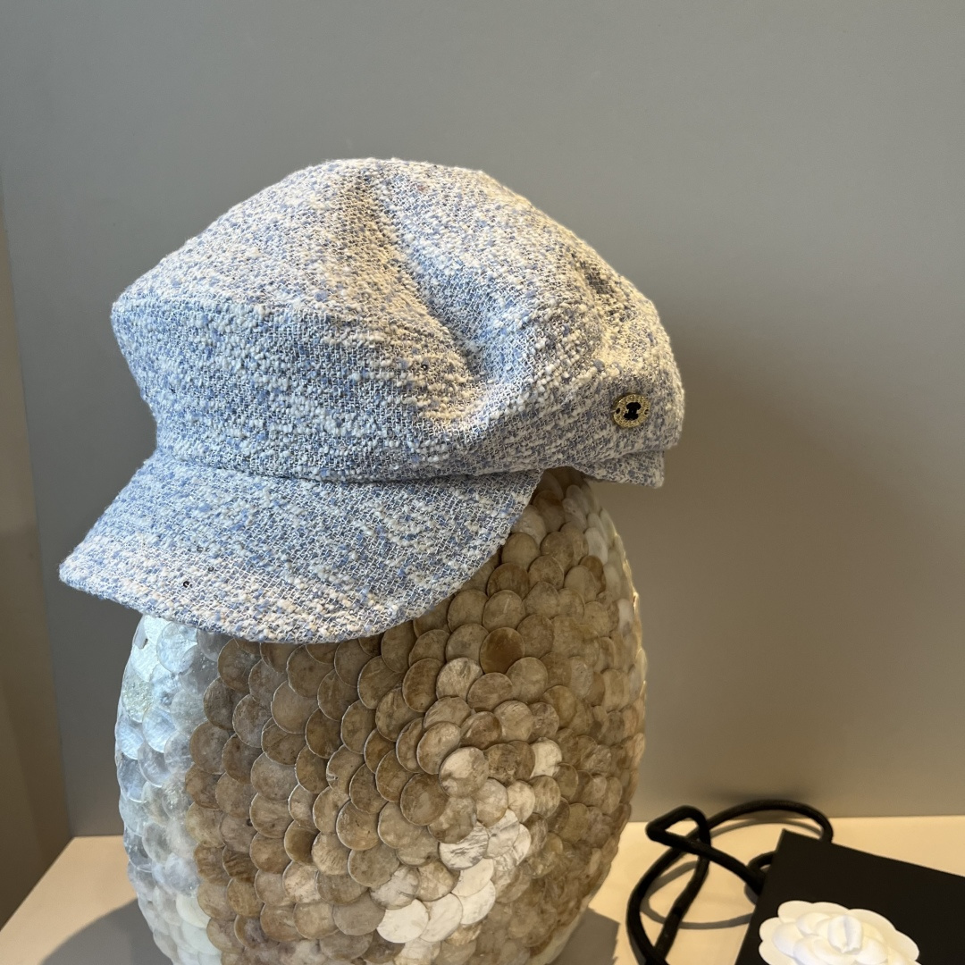 🆕

香奈儿新款鸭舌画家帽，头围57cm