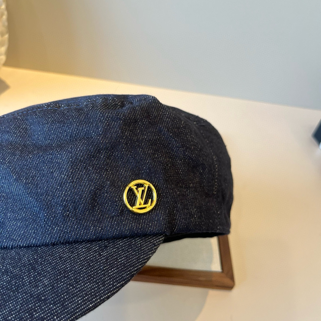 🆕

Lv新款鸭舌军帽，高级定制，头围57cm