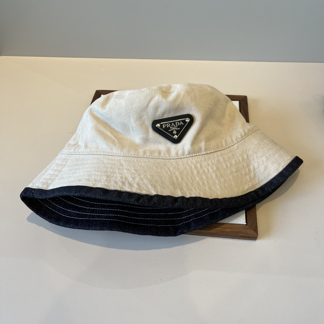 🆕

普拉达高端定制渔夫帽，头围57cm