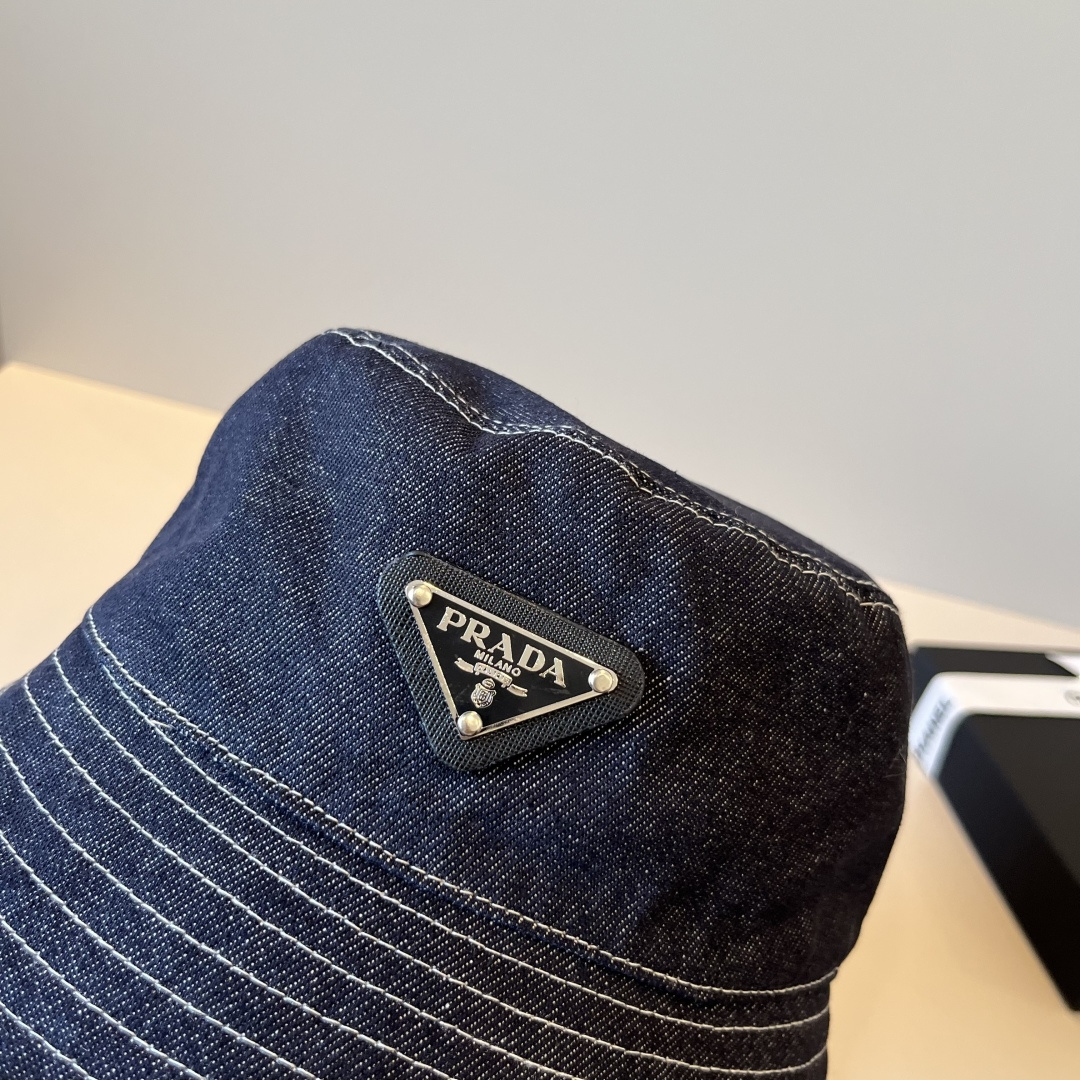 🆕

普拉达高端定制渔夫帽，头围57cm