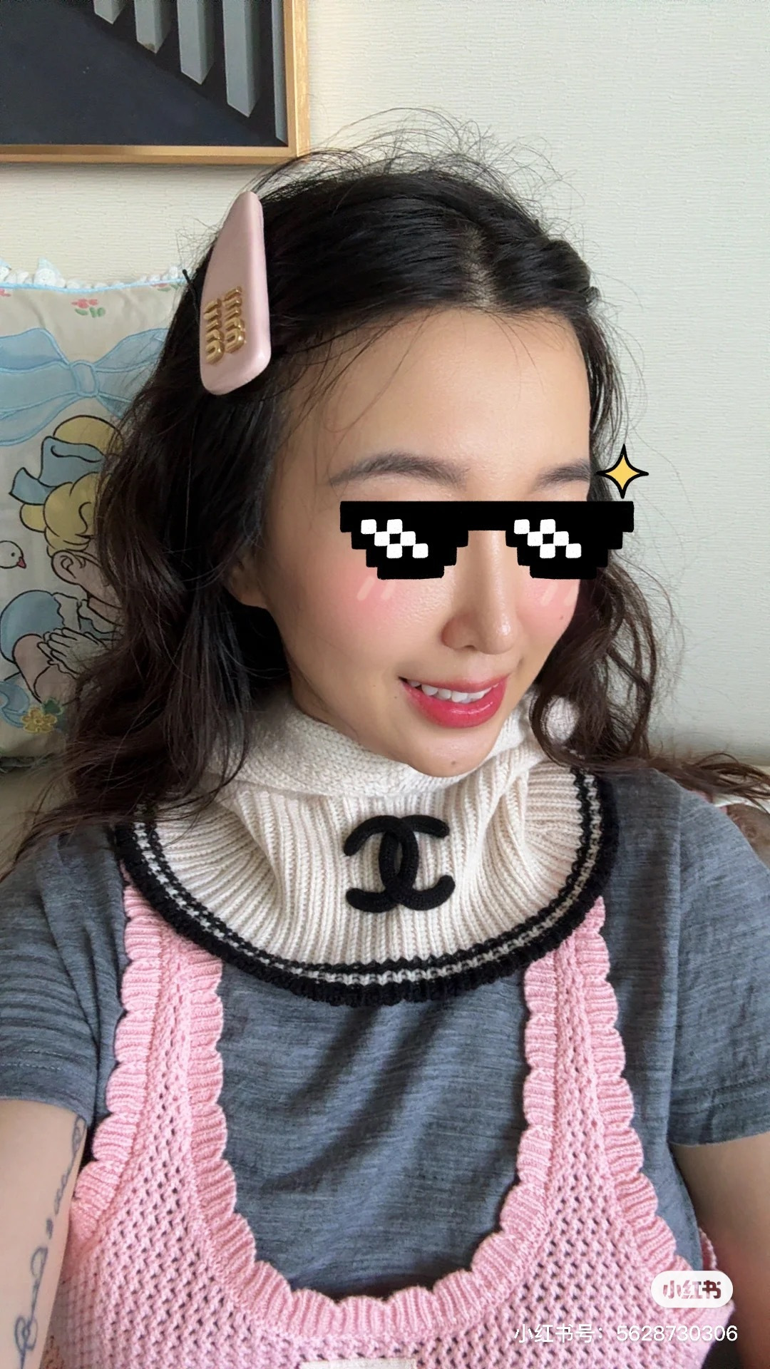 🆕

Chanel香奈儿套头毛线帽，帽子➕围脖 两用，性价比超高