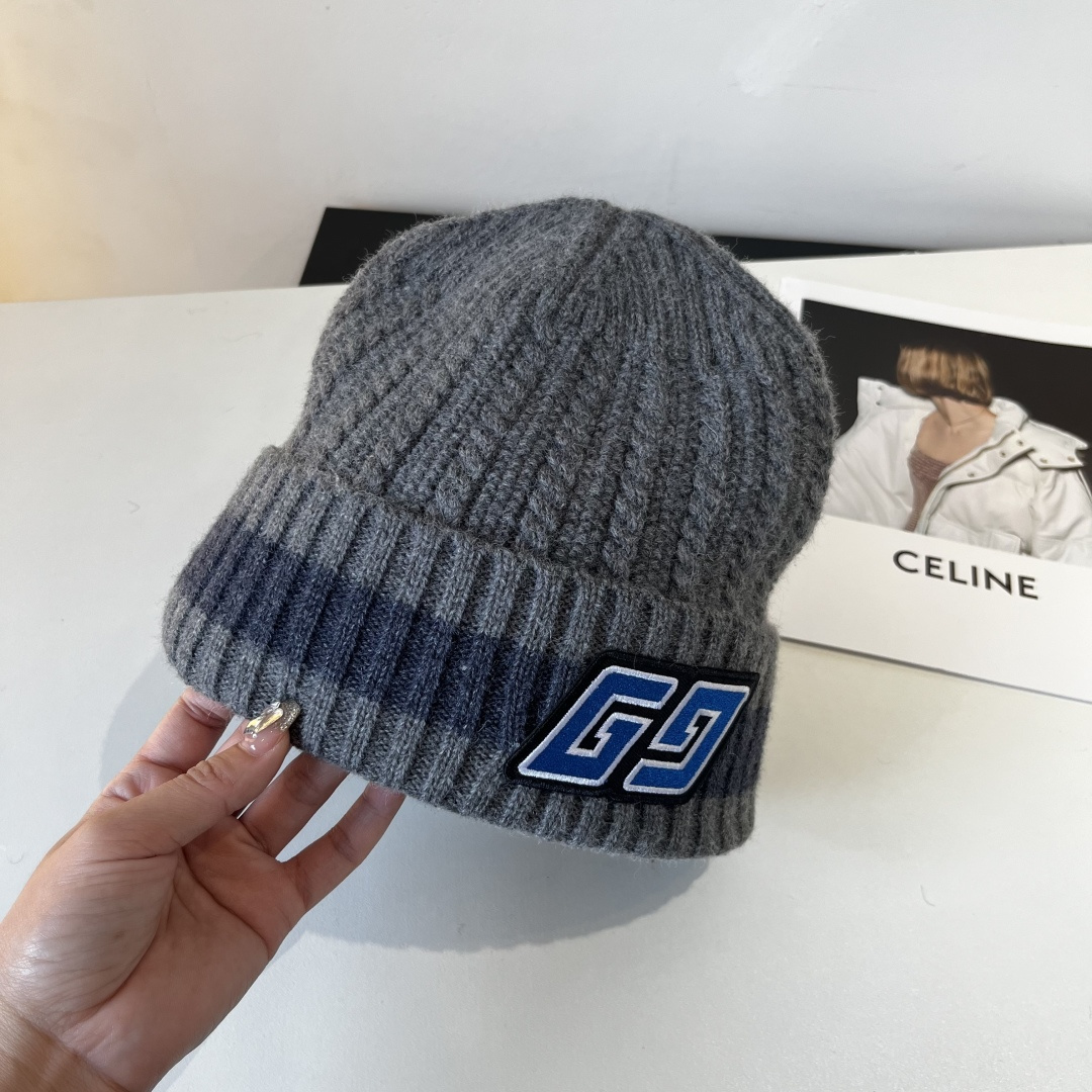 🆕

古奇羊毛针织帽，男款毛线帽，高端品质