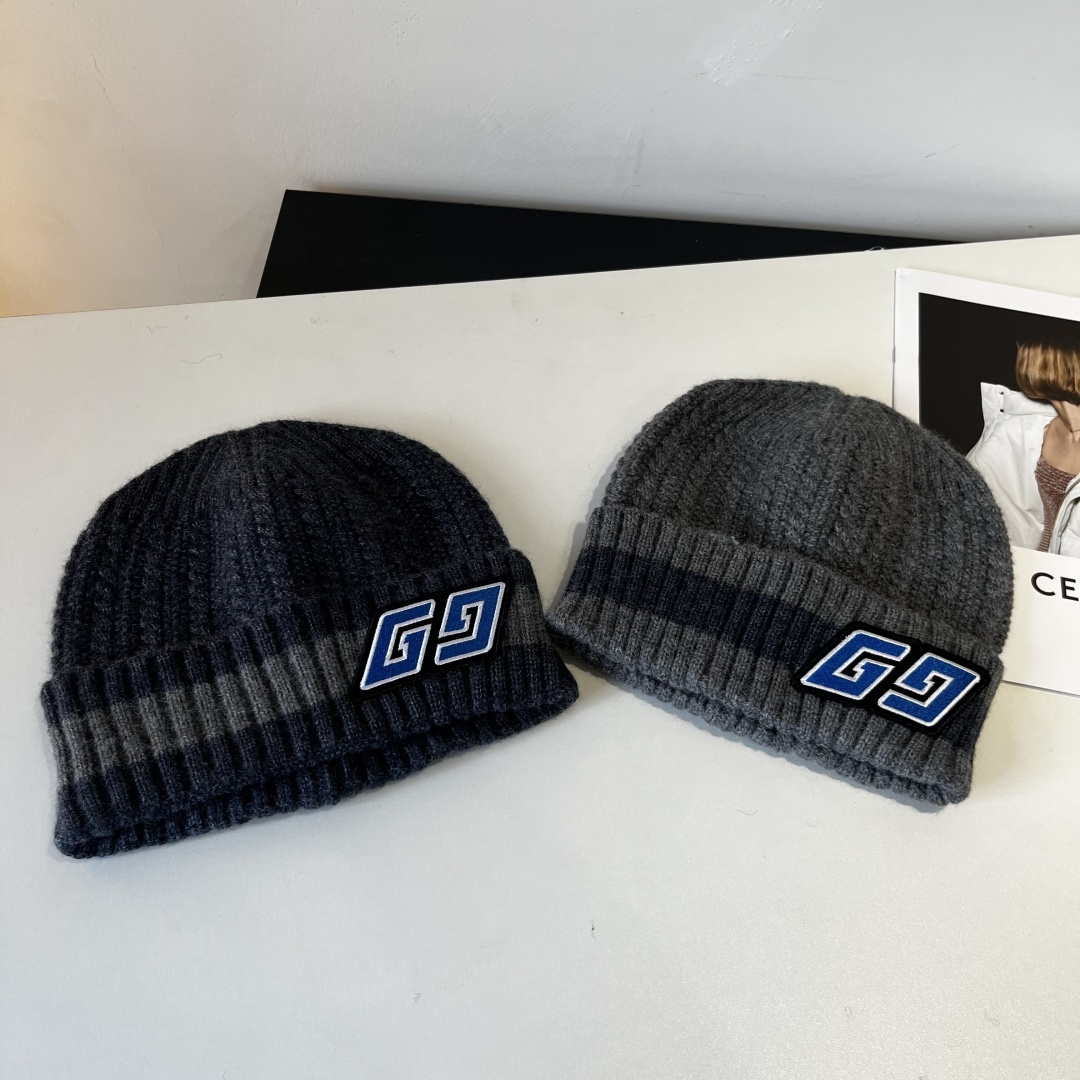 🆕

古奇羊毛针织帽，男款毛线帽，高端品质