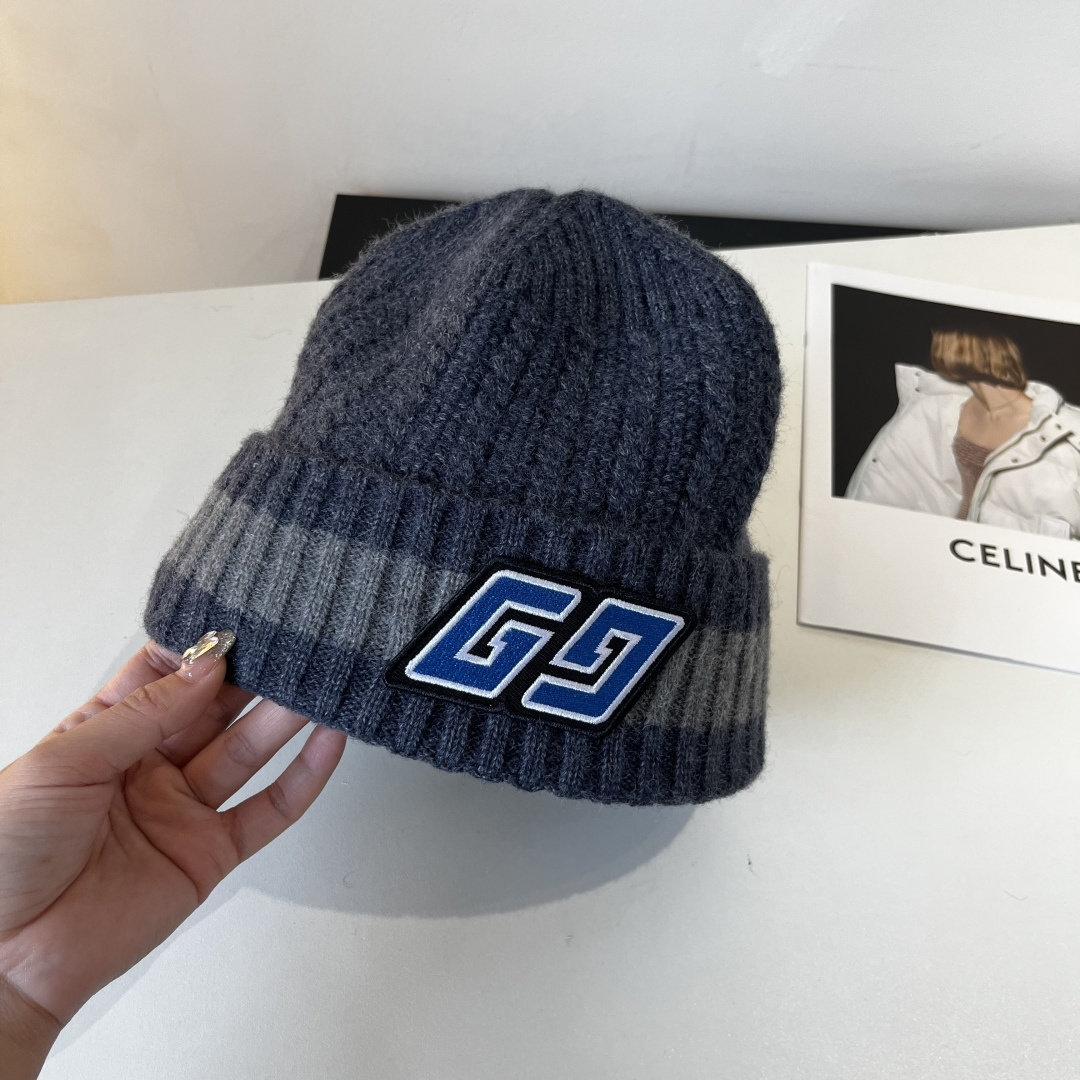 🆕

古奇羊毛针织帽，男款毛线帽，高端品质