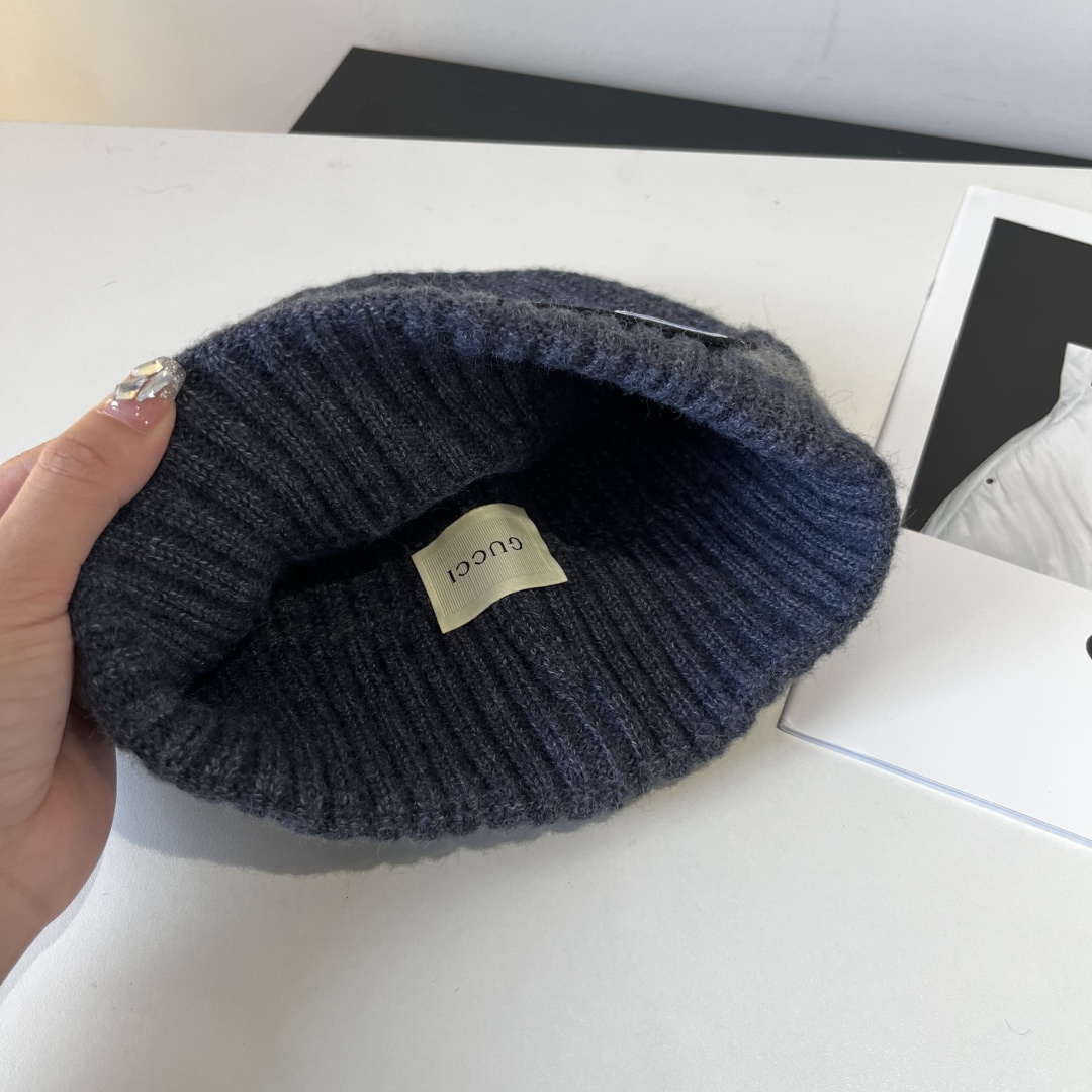 🆕

古奇羊毛针织帽，男款毛线帽，高端品质