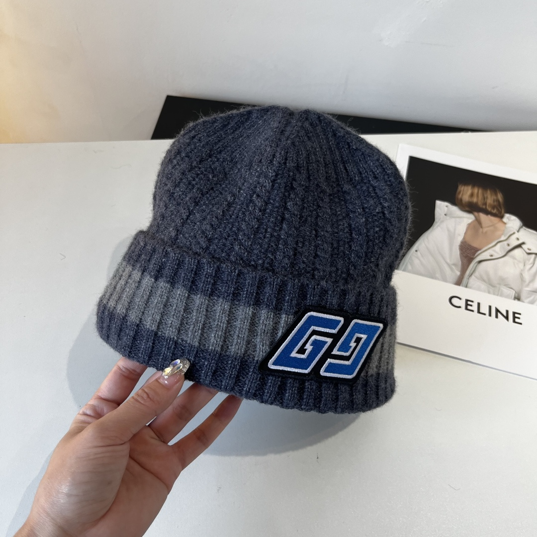 🆕

古奇羊毛针织帽，男款毛线帽，高端品质