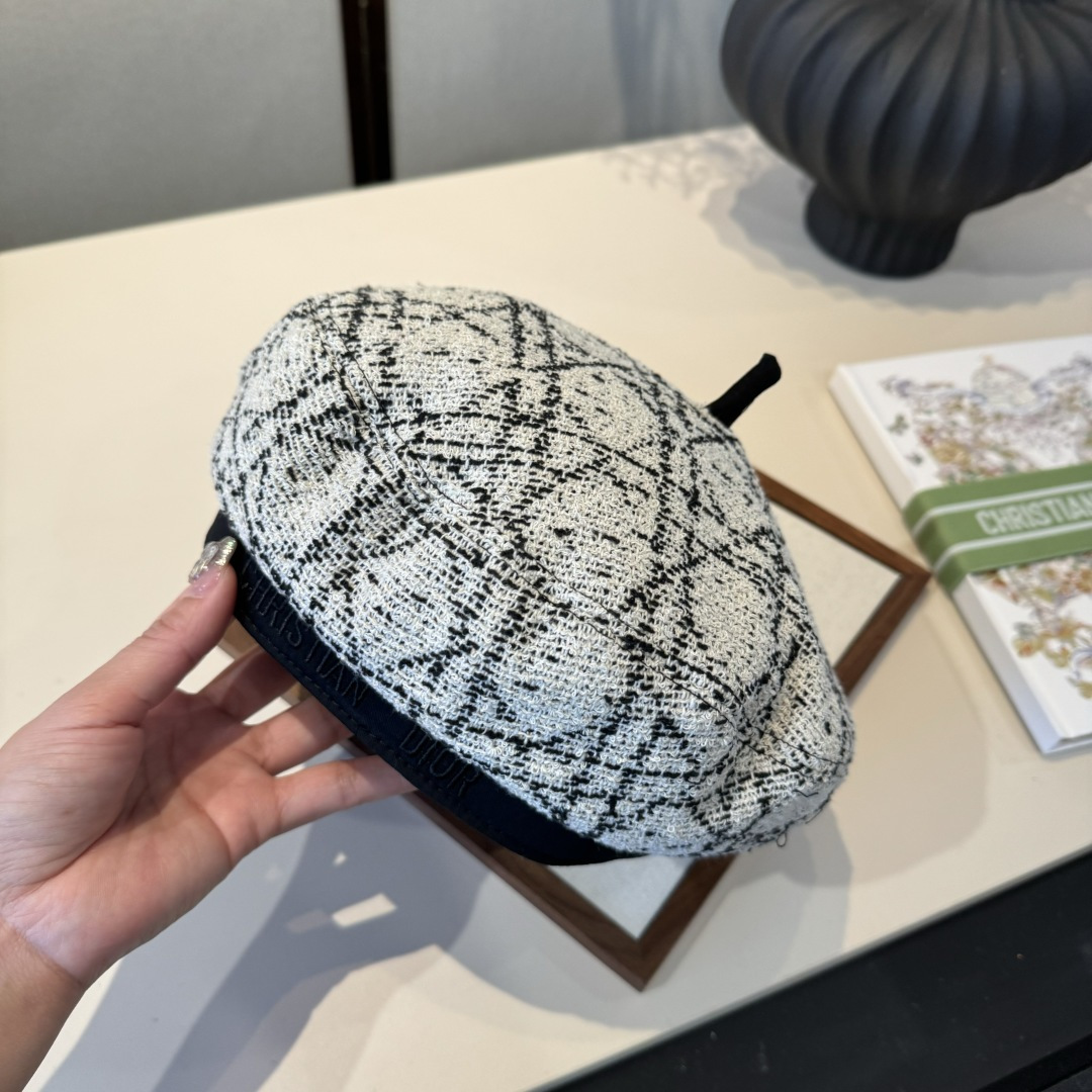 🆕

Dior迪奥新款贝雷帽，高端定制，头围57cm
