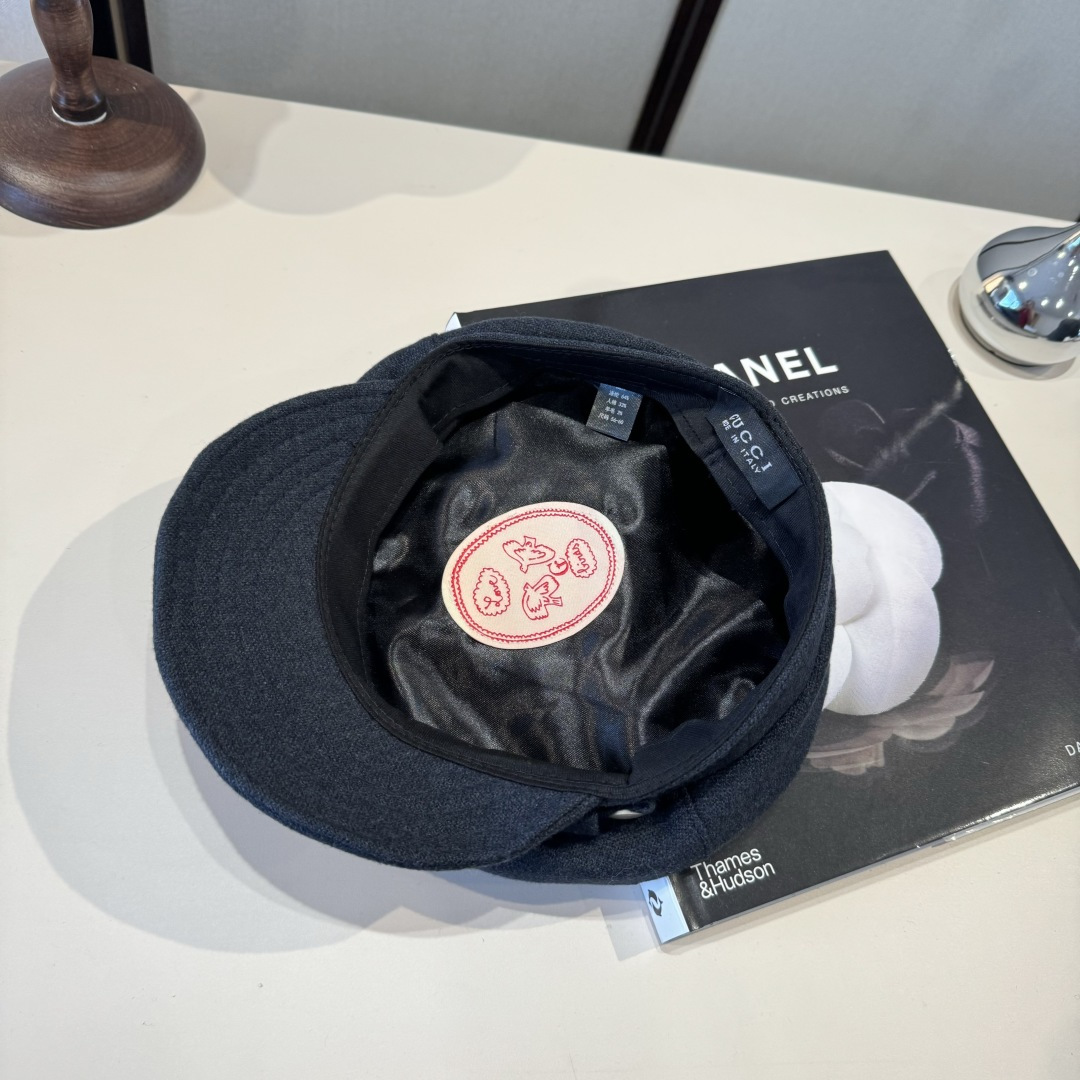 🆕

Gucci古奇羊毛画家鸭舌帽，百分百羊毛🦙%面料，头围57cm