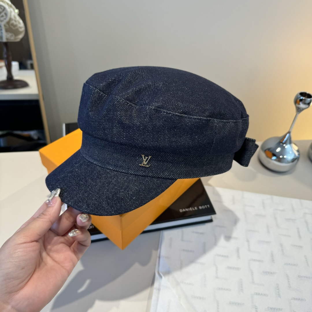 🆕

LV新款鸭舌军帽，高级定制，头围57cm