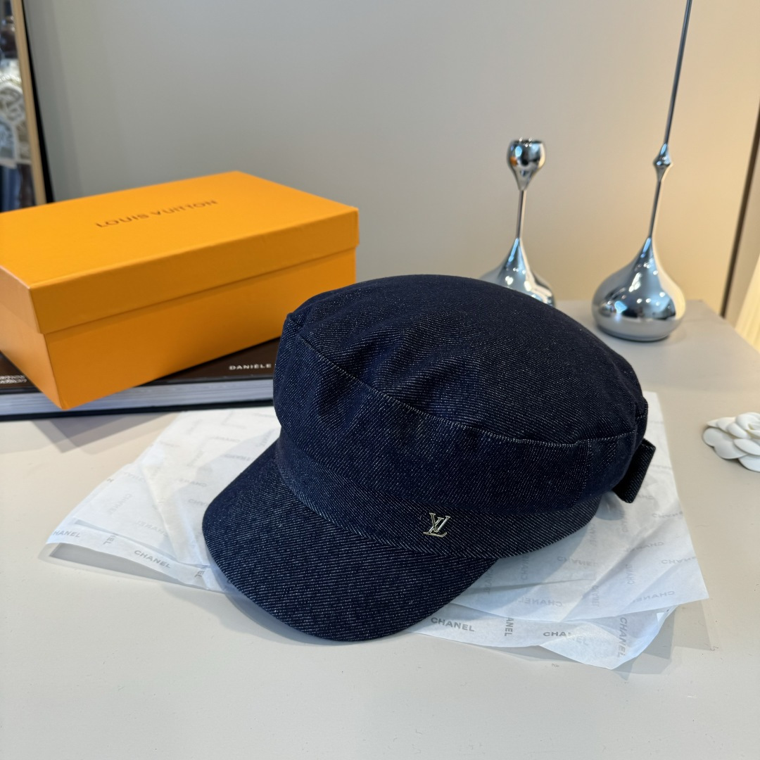 🆕

LV新款鸭舌军帽，高级定制，头围57cm