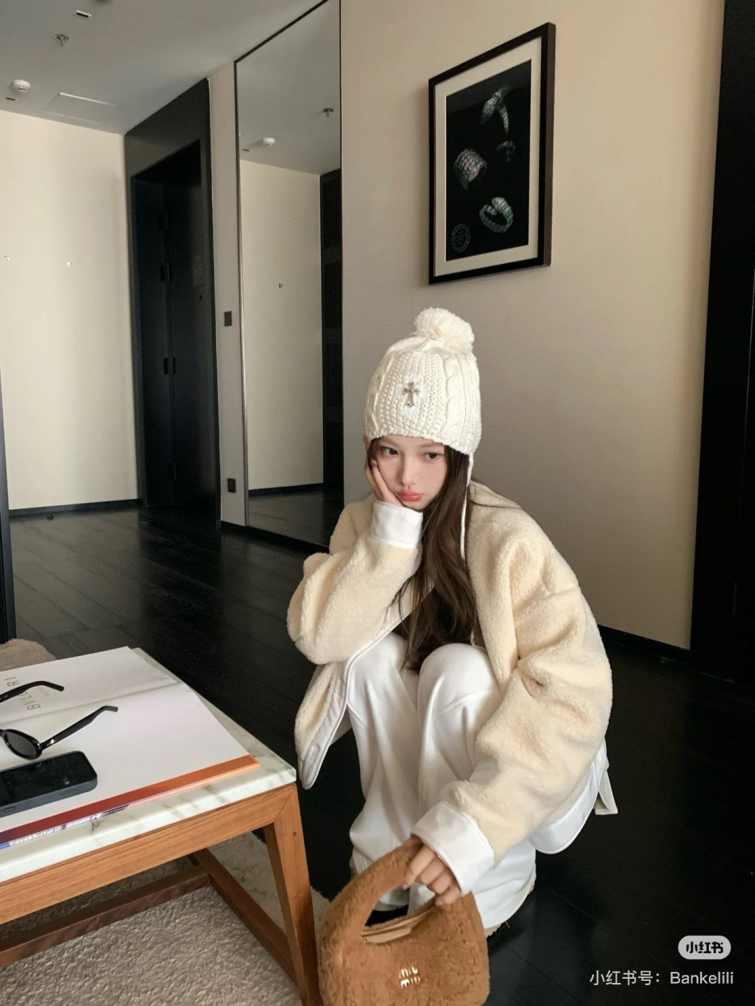 🆕

克罗心新款针织护耳帽，高级定制