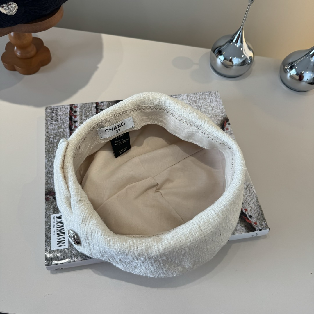 🆕

Chanel香奈儿2025年新款贝雷帽，女神范，头围57cm