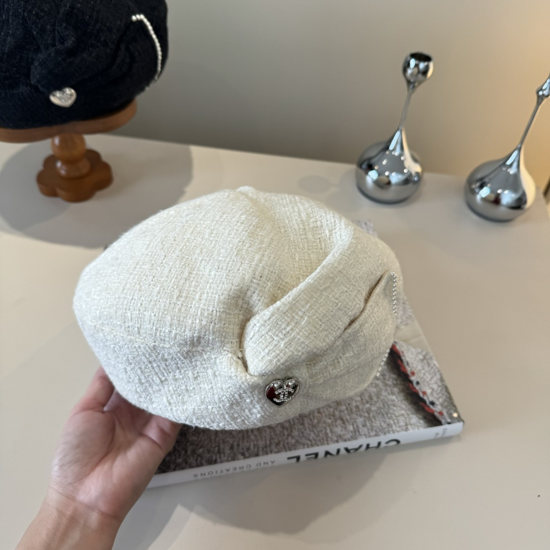 🆕

Chanel香奈儿2025年新款贝雷帽，女神范，头围57cm