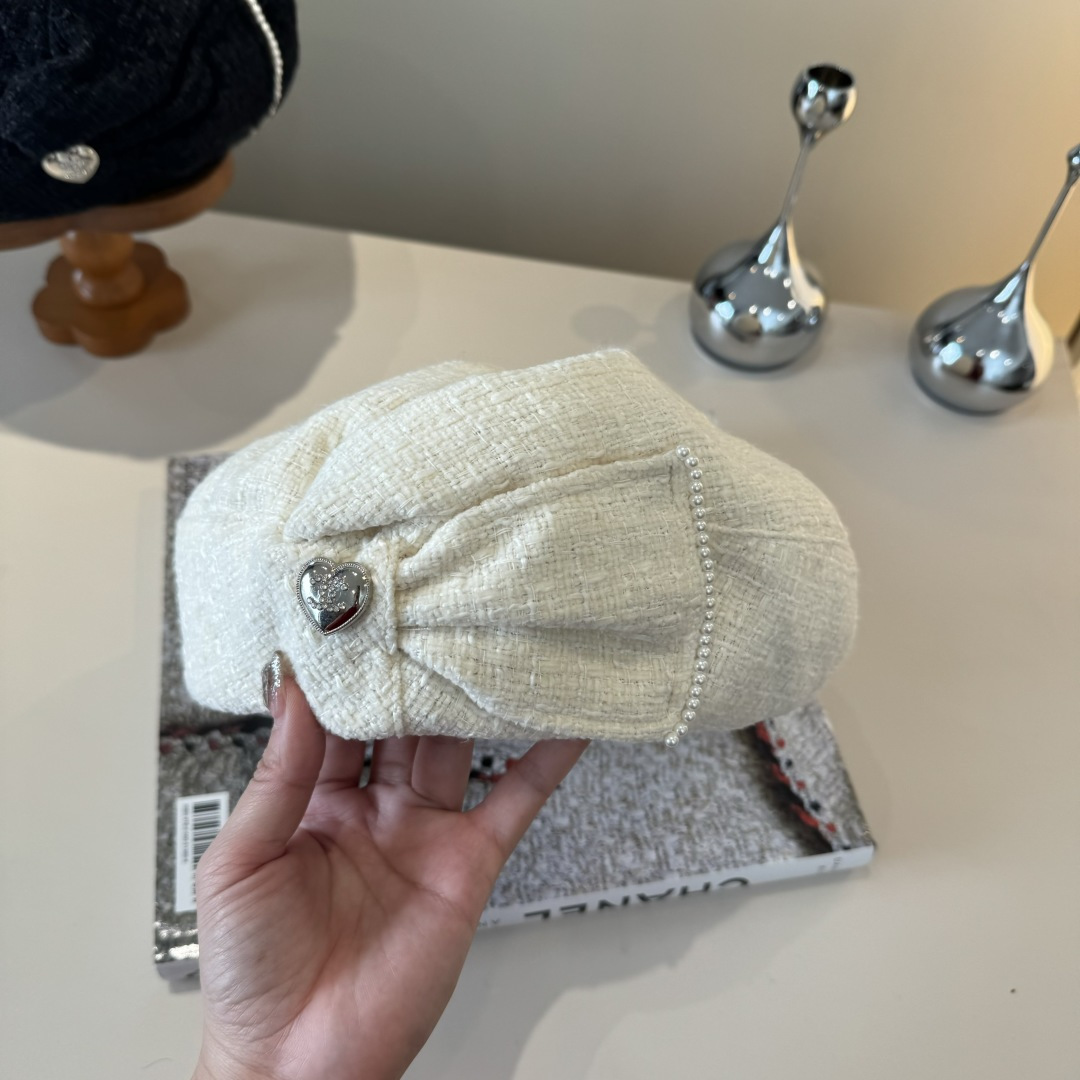 🆕

Chanel香奈儿2025年新款贝雷帽，女神范，头围57cm