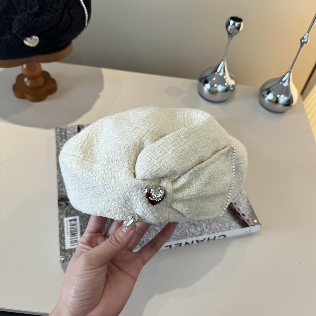 🆕

Chanel香奈儿2025年新款贝雷帽，女神范，头围57cm