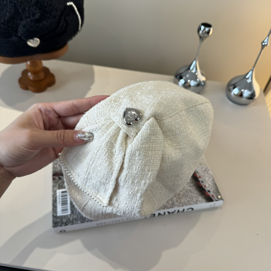 🆕

Chanel香奈儿2025年新款贝雷帽，女神范，头围57cm