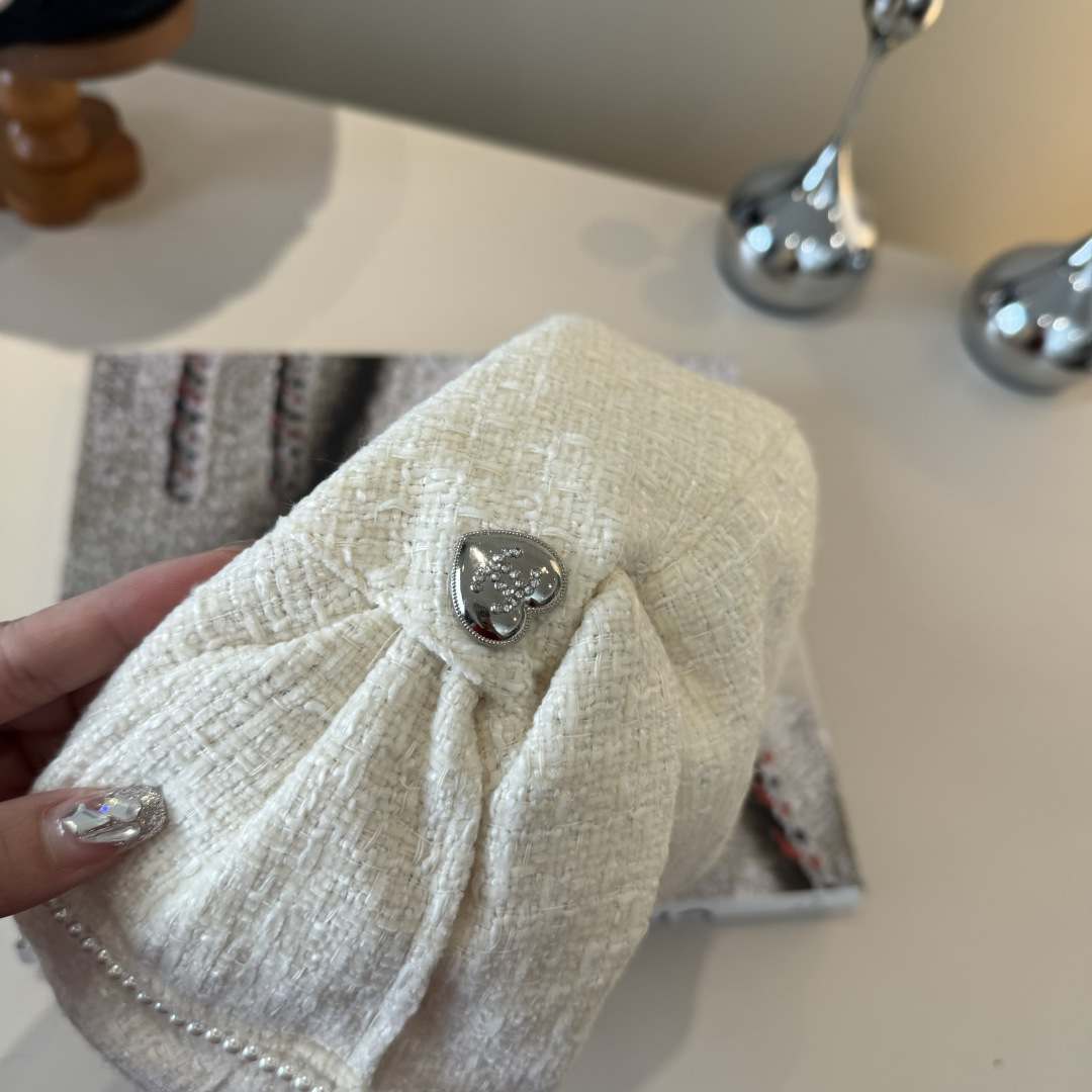 🆕

Chanel香奈儿2025年新款贝雷帽，女神范，头围57cm