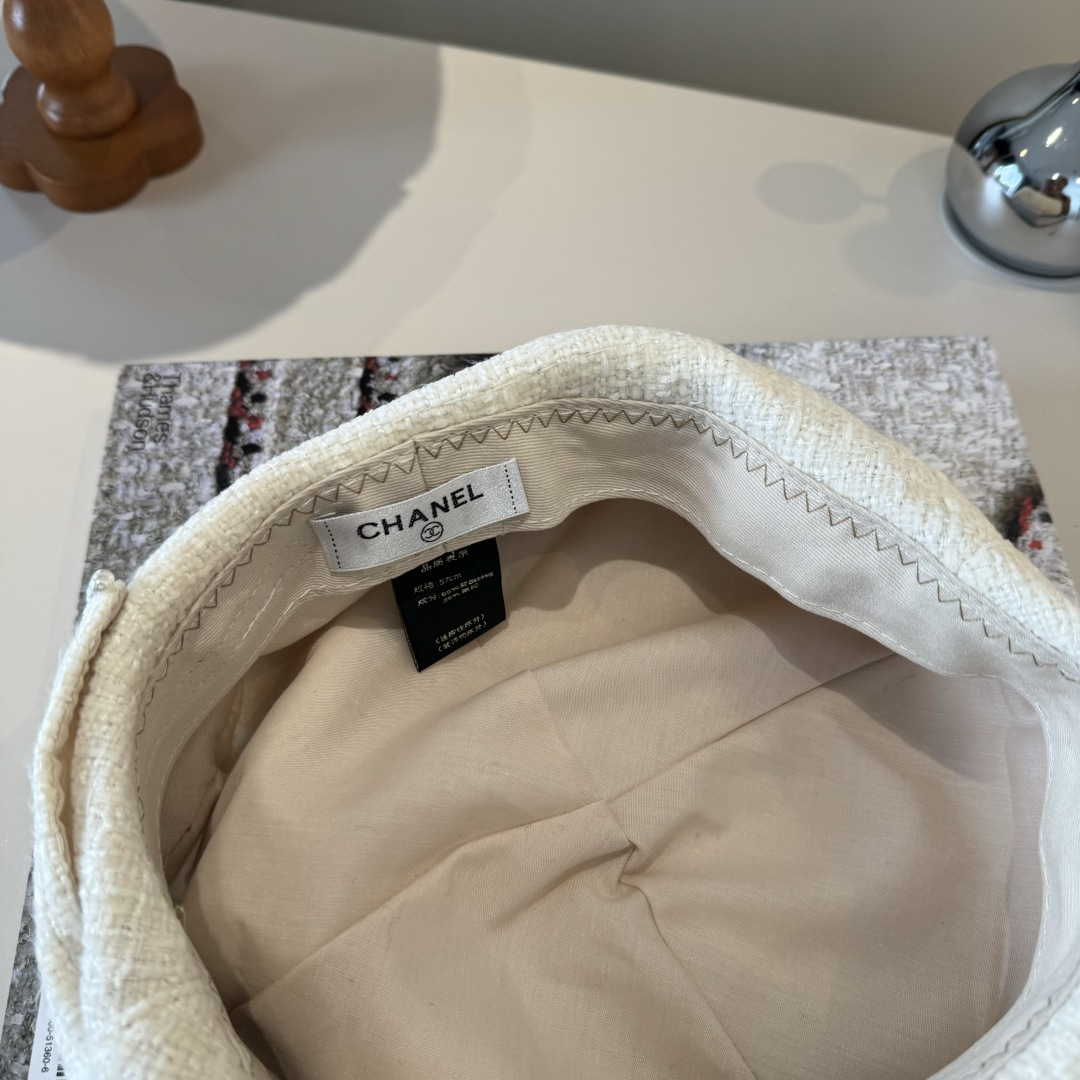 🆕

Chanel香奈儿2025年新款贝雷帽，女神范，头围57cm