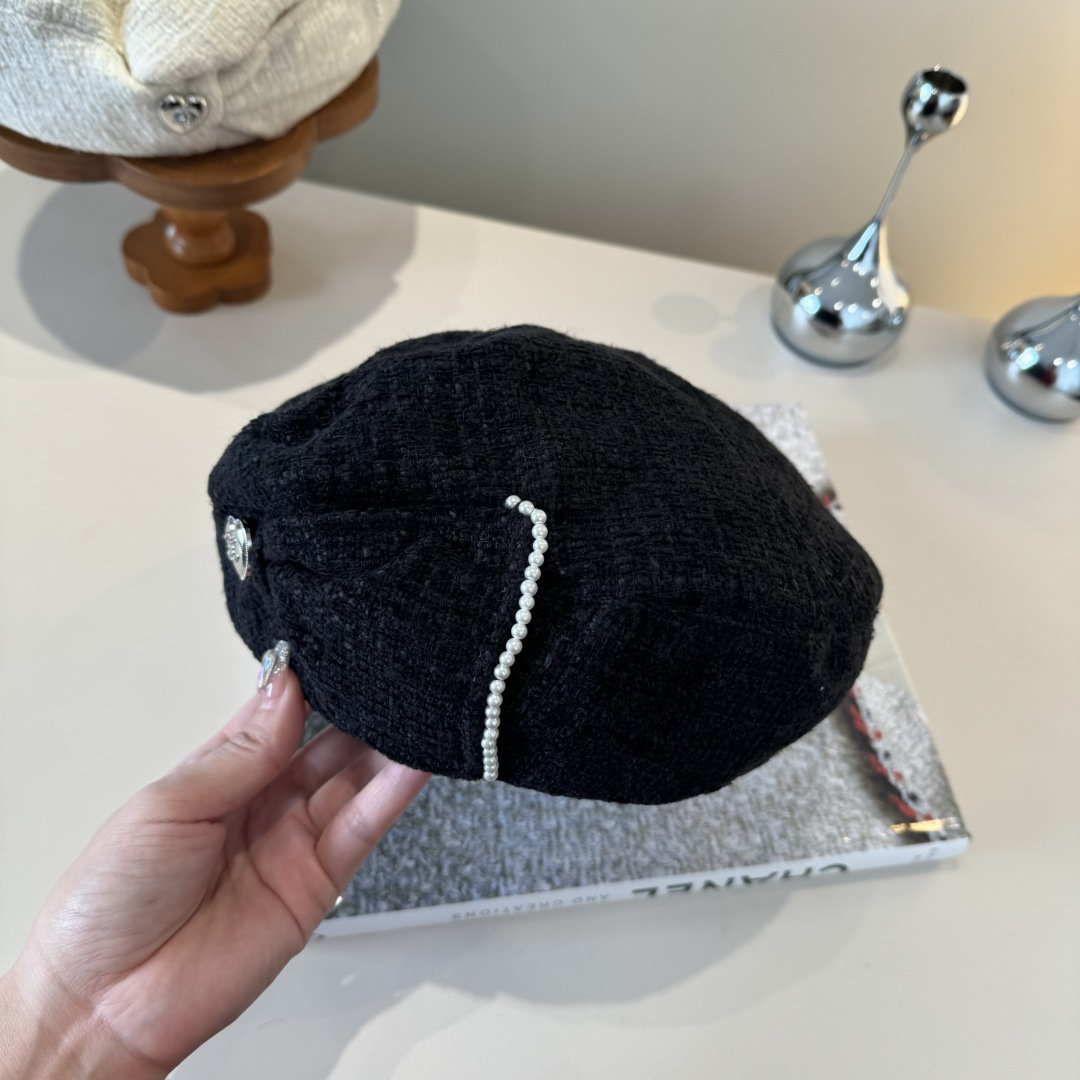 🆕

Chanel香奈儿2025年新款贝雷帽，女神范，头围57cm