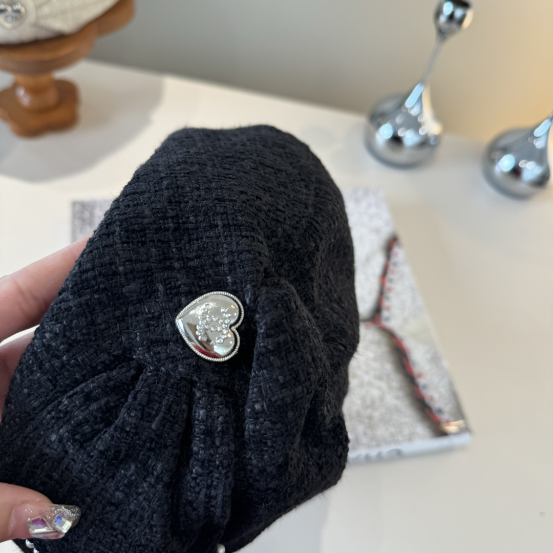 🆕

Chanel香奈儿2025年新款贝雷帽，女神范，头围57cm