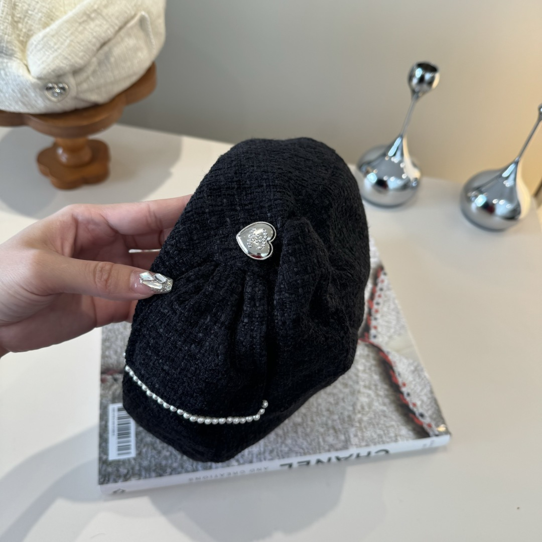 🆕

Chanel香奈儿2025年新款贝雷帽，女神范，头围57cm