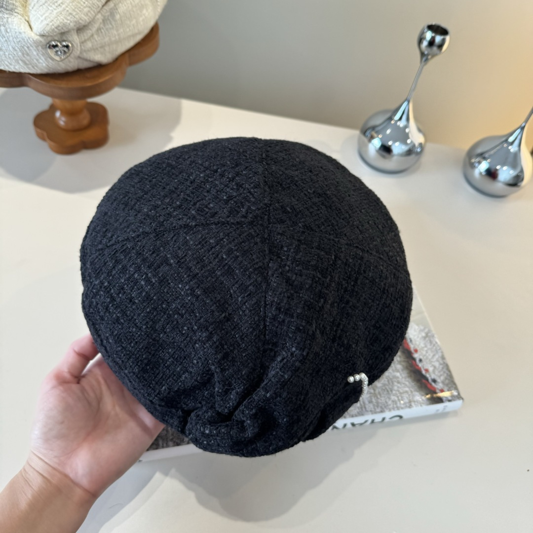 🆕

Chanel香奈儿2025年新款贝雷帽，女神范，头围57cm