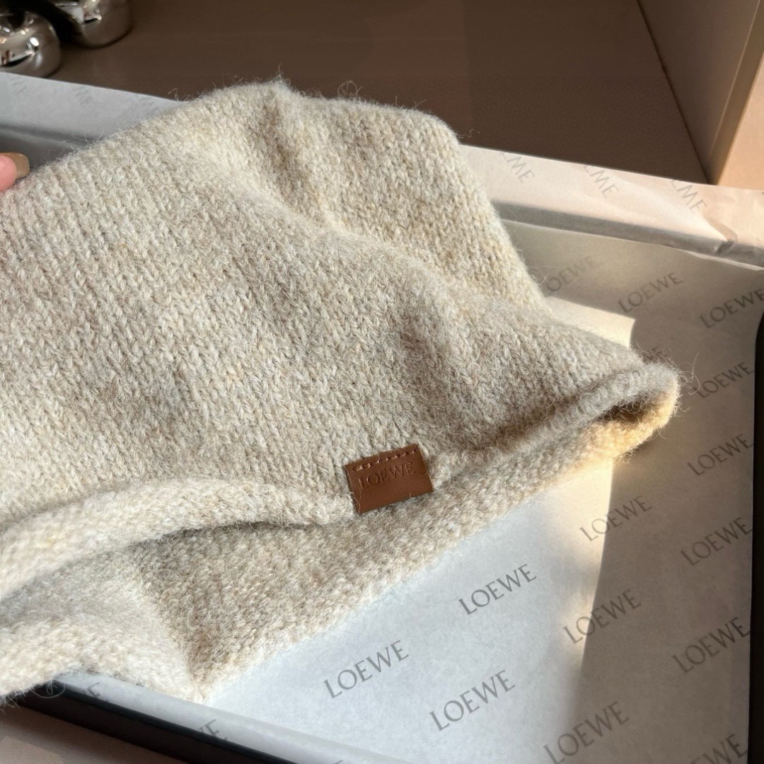 💕LOEWE罗意威秋冬新款毛线帽,嘻哈风针织帽,男女款毛线帽 4个色
