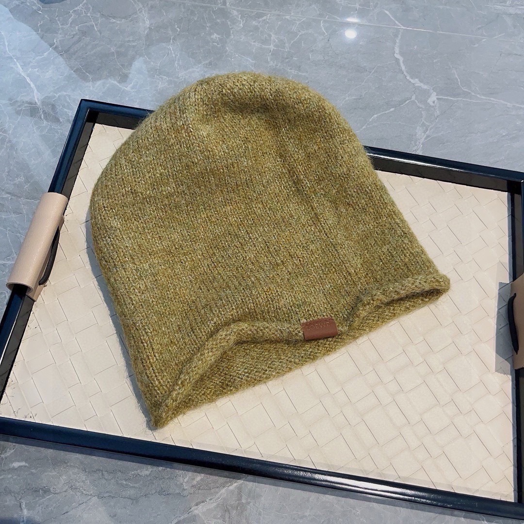 💕LOEWE罗意威秋冬新款毛线帽，嘻哈风针织帽，男女款毛线帽 4个色