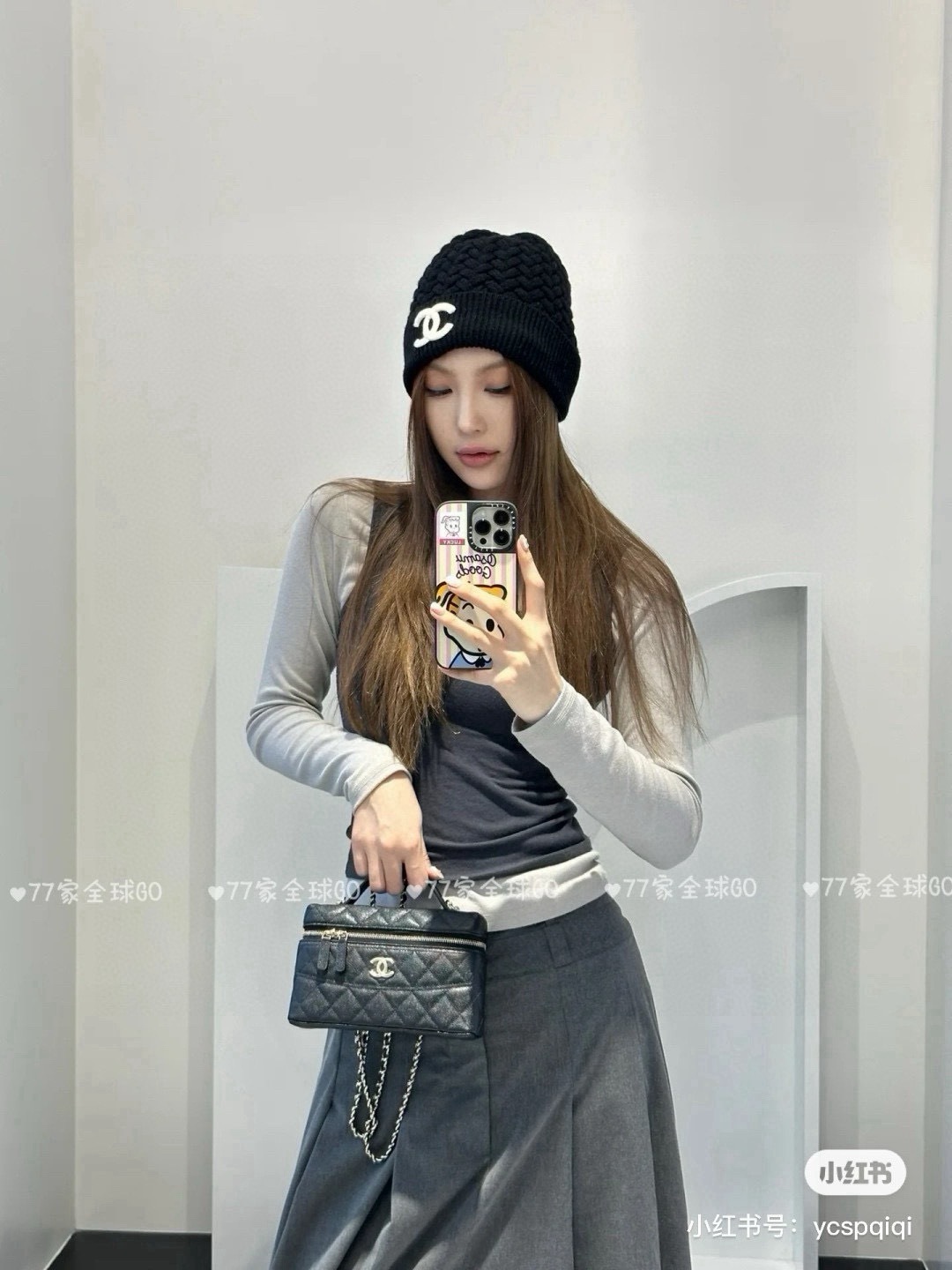 💕Chanel香奈儿针织毛线帽