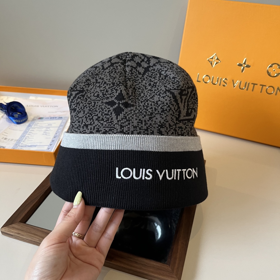 💕Lv路易威登专柜货，针织毛线帽，男女同款 正品开模