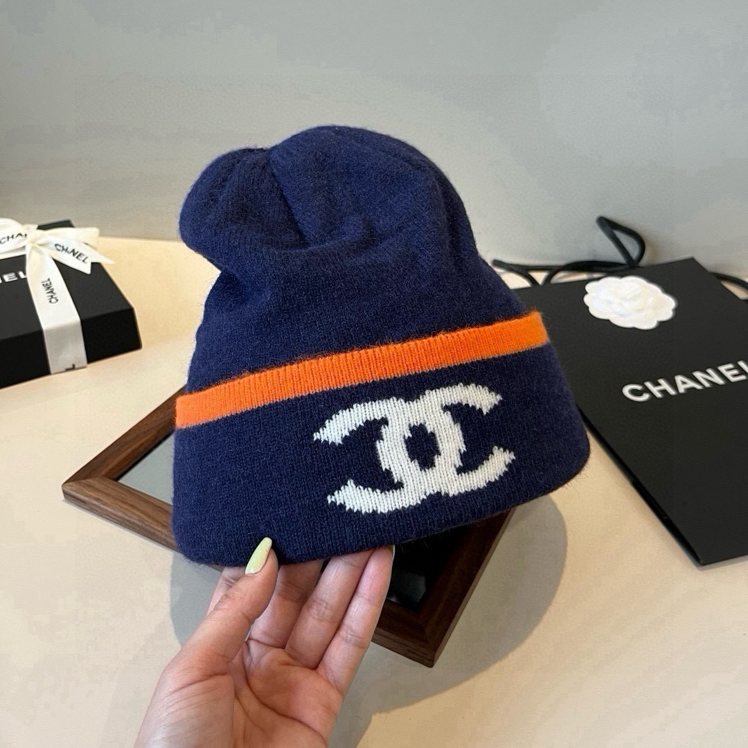 💕Chanel香奈儿针织毛线帽