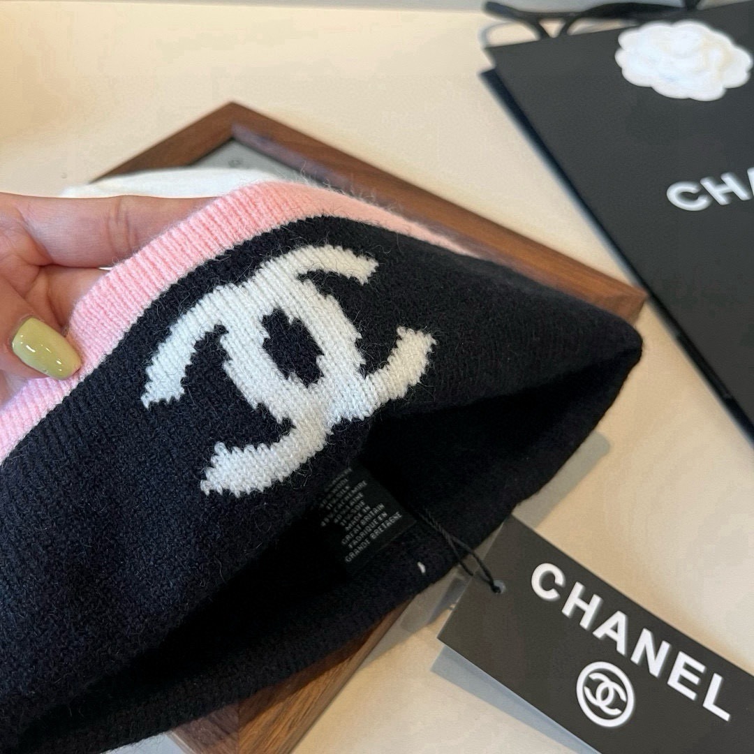 💕Chanel香奈儿针织毛线帽