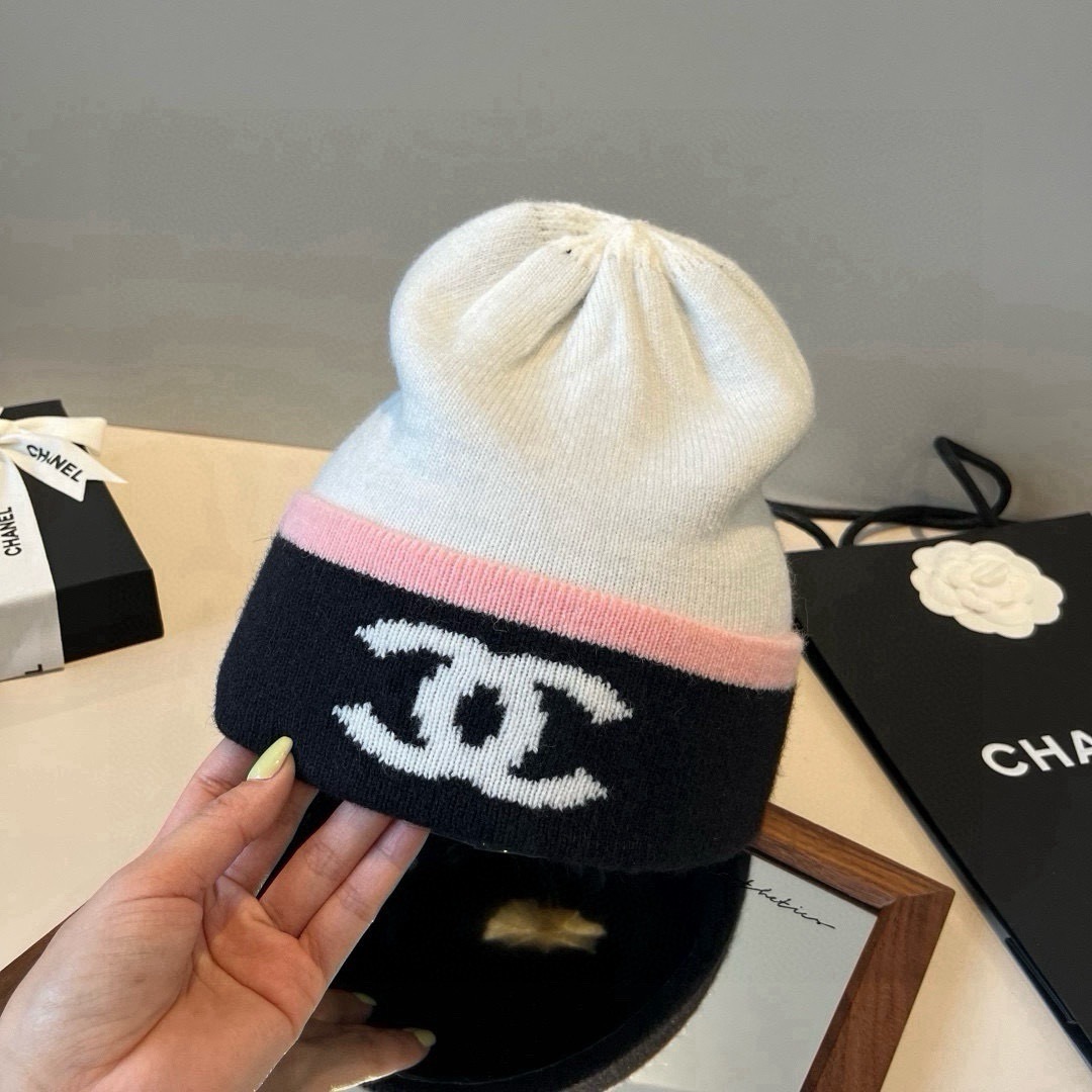 💕Chanel香奈儿针织毛线帽