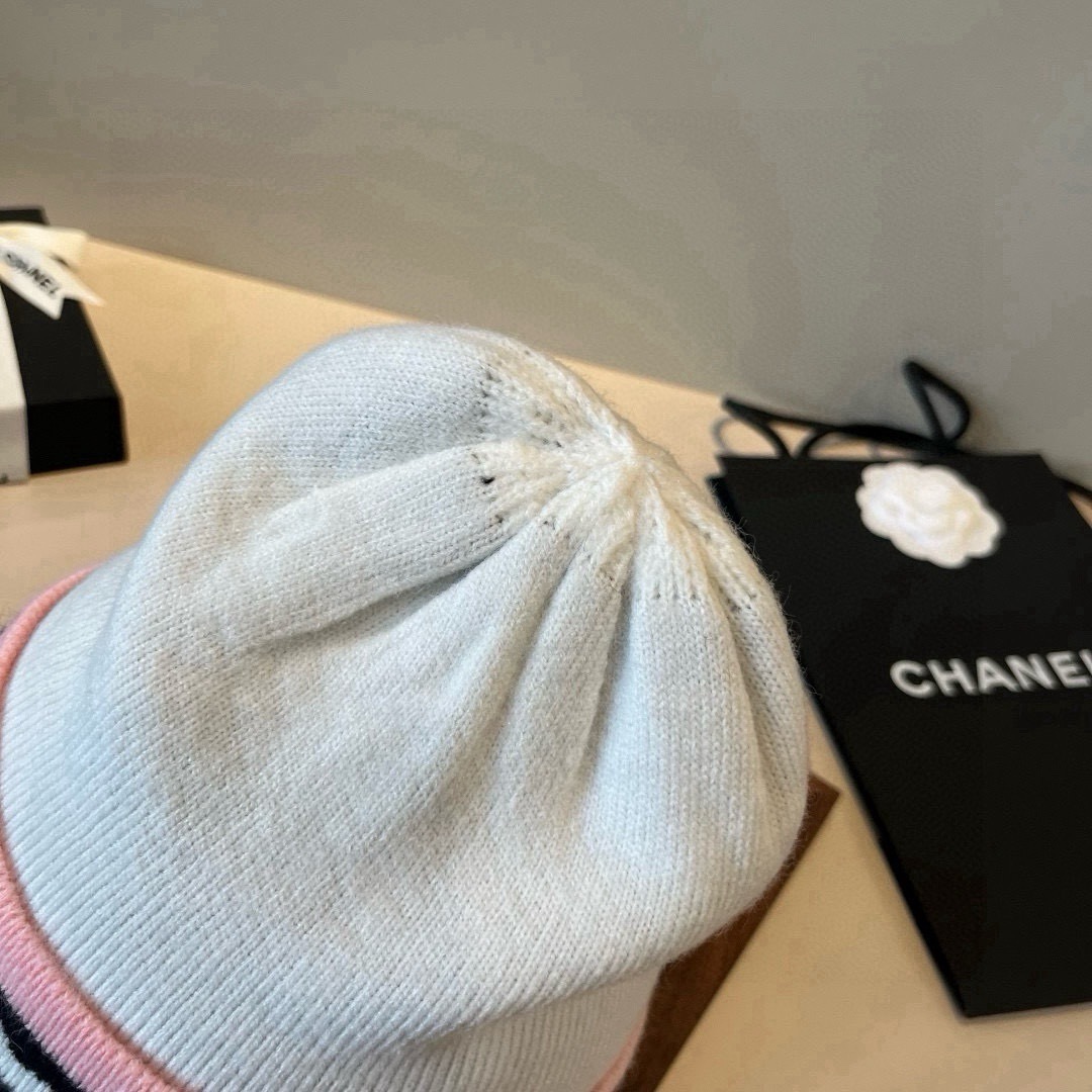 💕Chanel香奈儿针织毛线帽