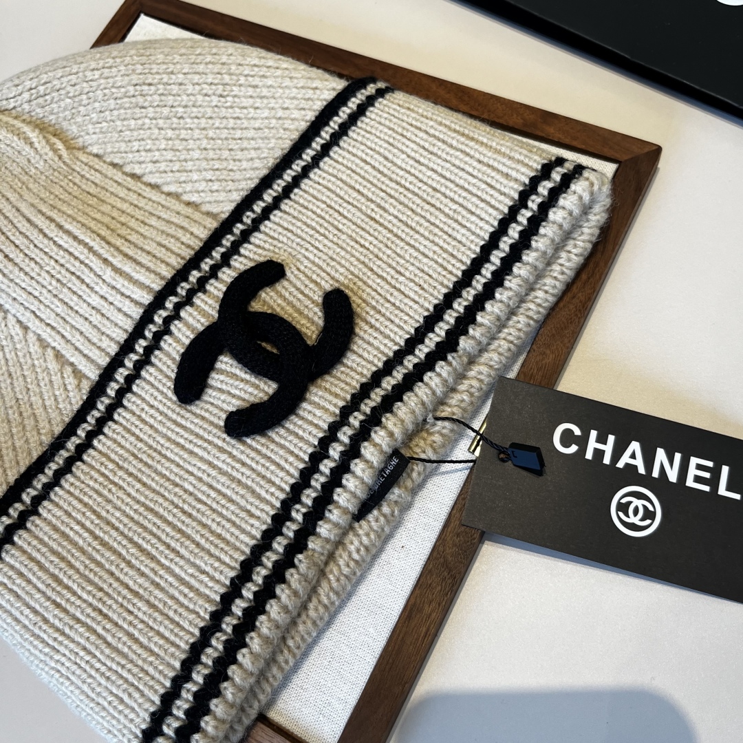 💕Chanel香奈儿针织毛线帽